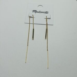 Madewell Threader Bar Earrings NWT